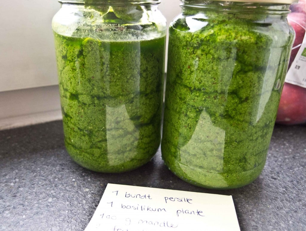 grøn pesto