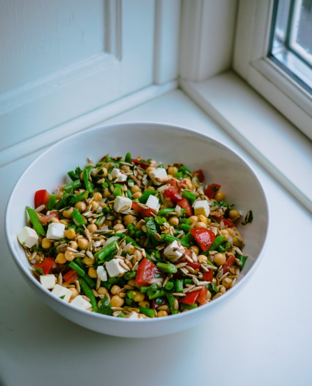 Bønnesalat med feta