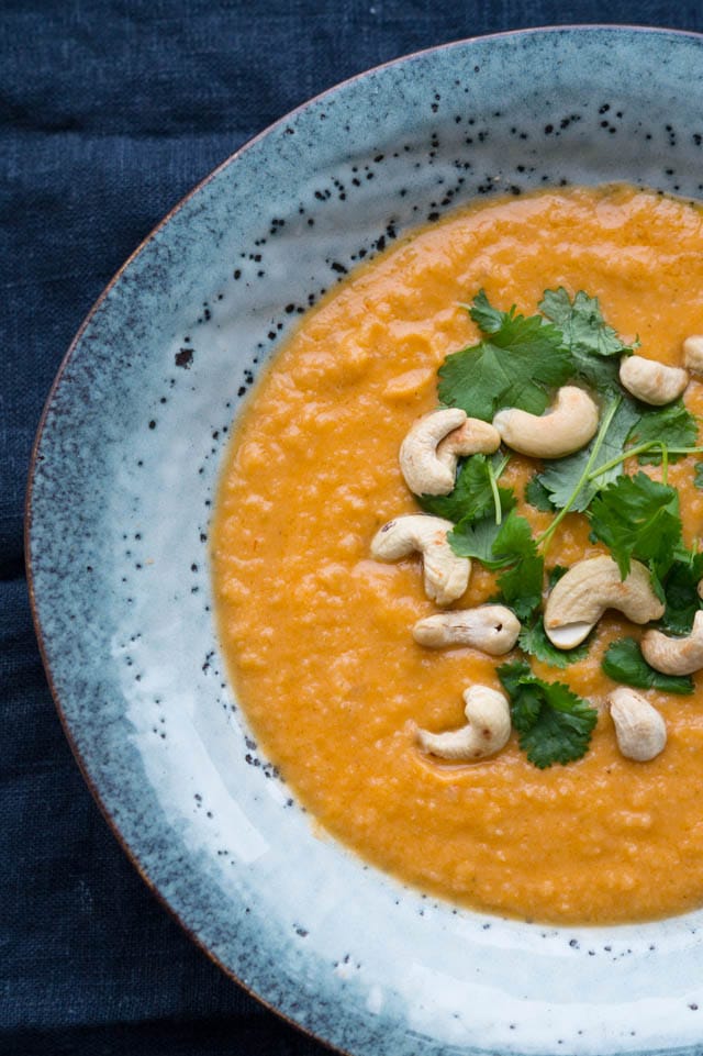 blomkålssuppe med kokosmælk