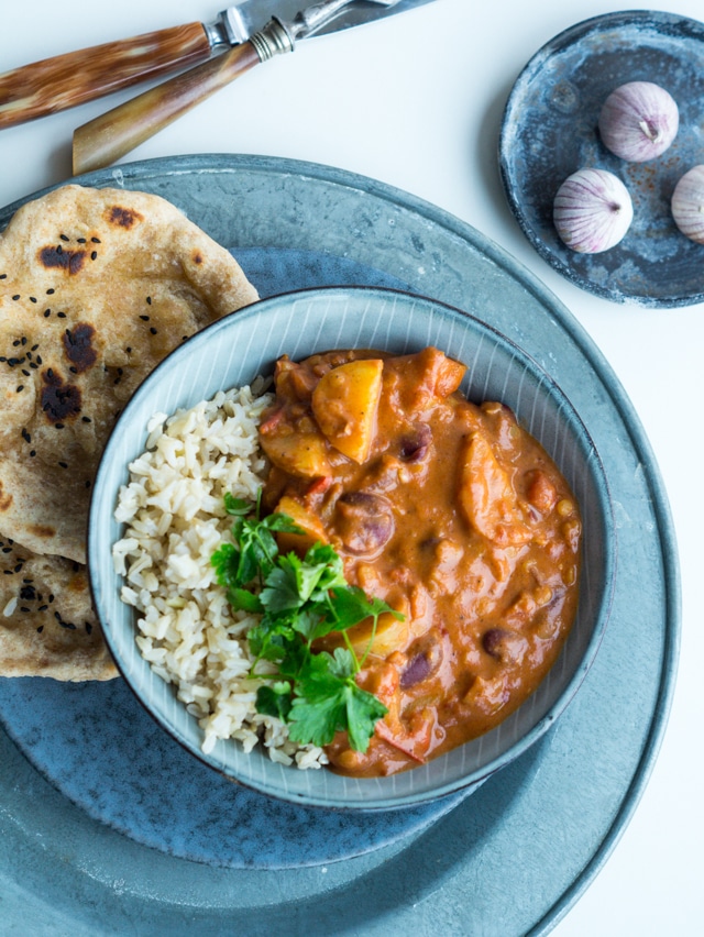 Vegetarisk indisk curry