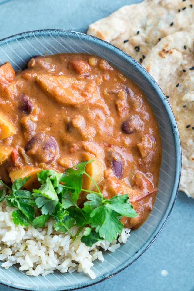 Vegetarisk indisk curry