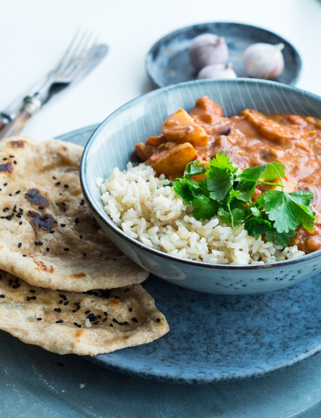 Vegetarisk indisk curry