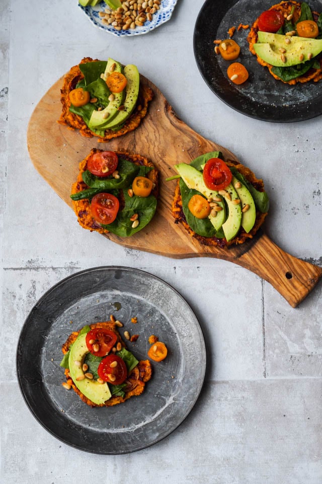 Sweet potato pizza