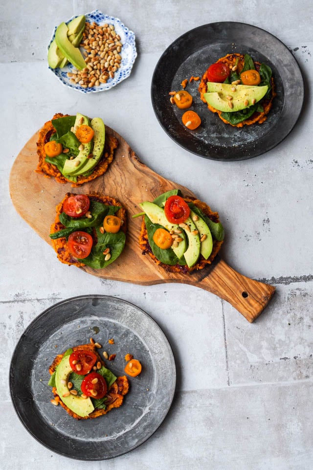 Sweet potato pizza