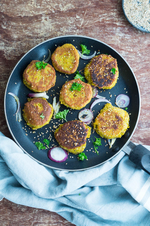 Falafler med gulerødder