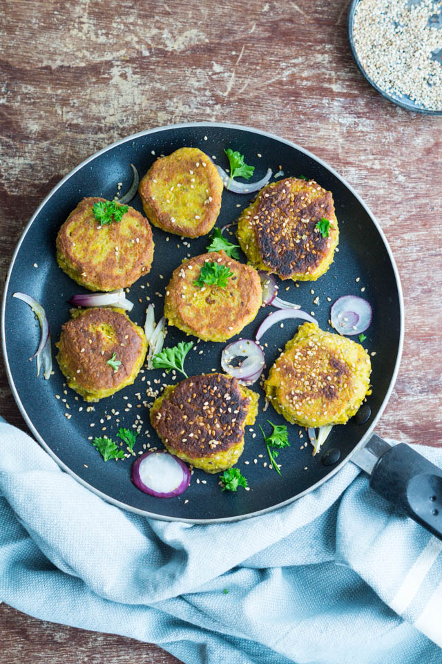 Falafler med gulerødder
