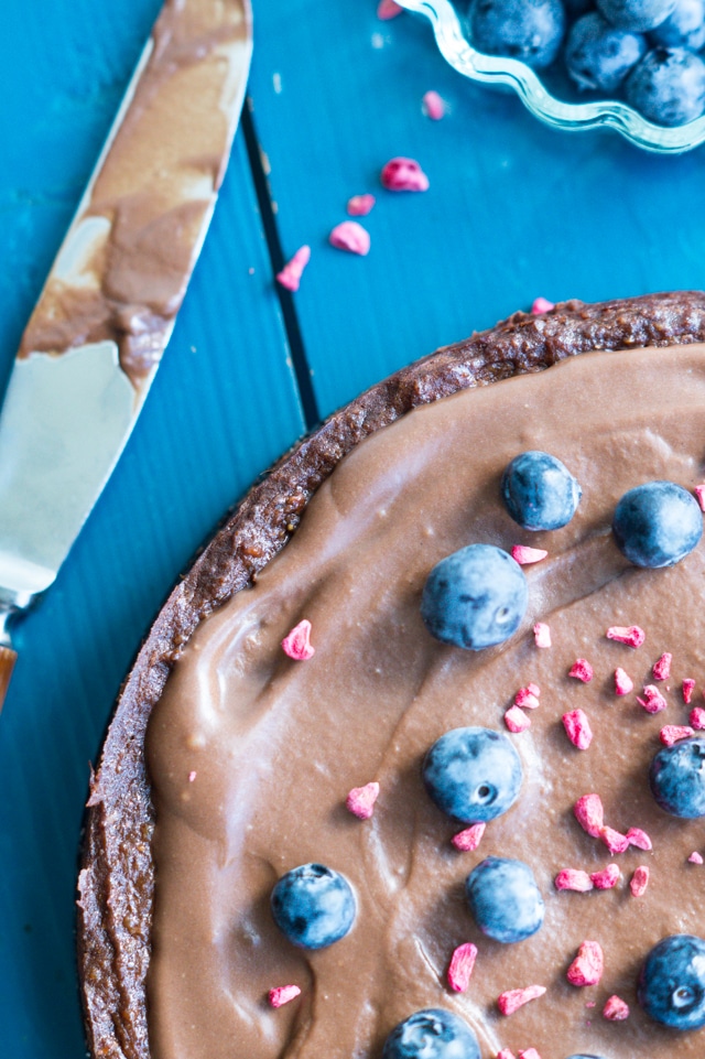 Sweet potato brownie med chokolade ganache