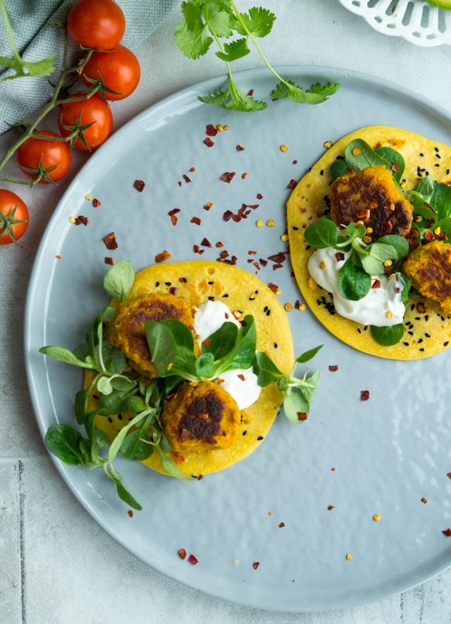 Falafler med søde kartofler