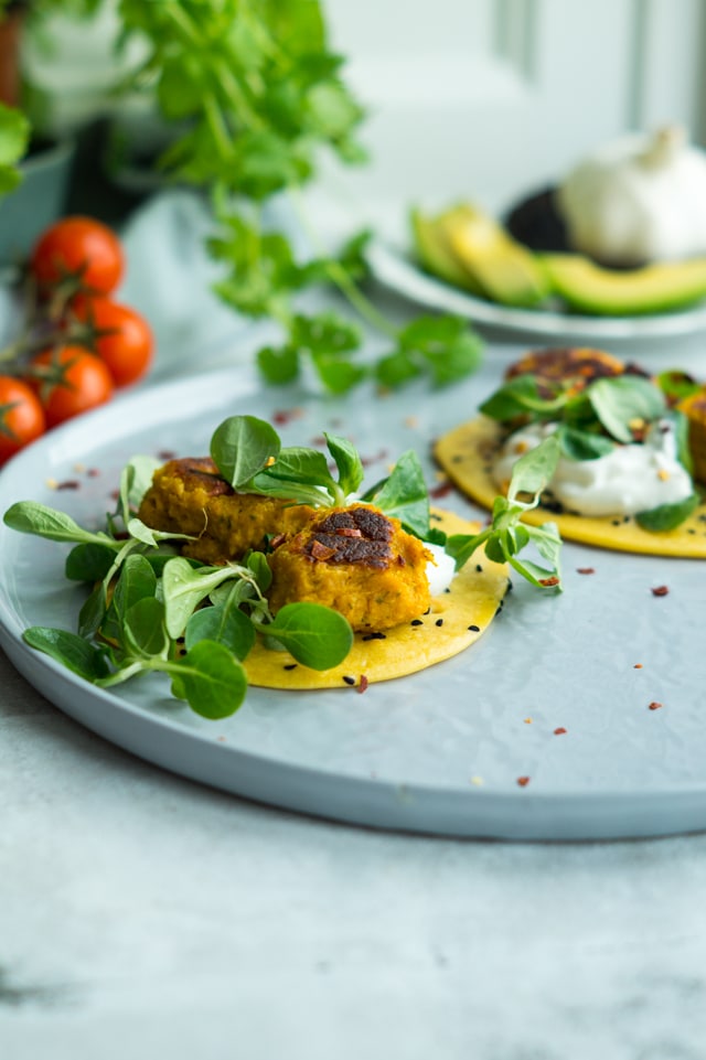 Falafler med søde kartofler
