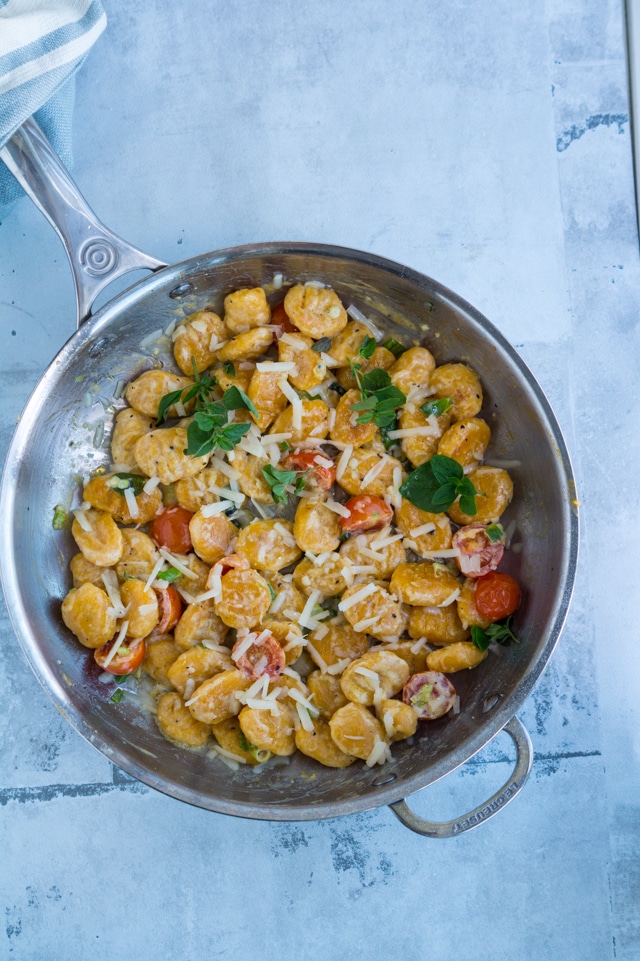 Gnocchi af søde kartofler