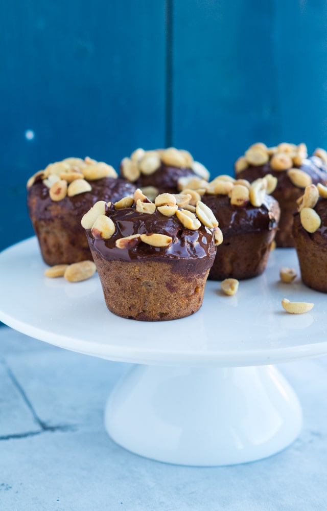 Sundere snickersmuffins