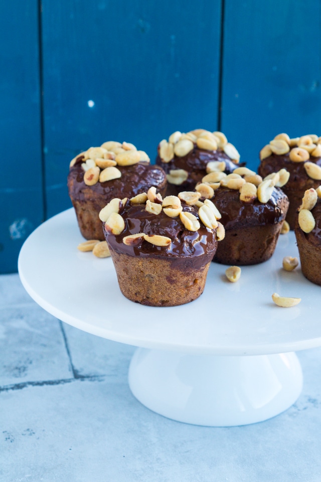 Sundere snickersmuffins