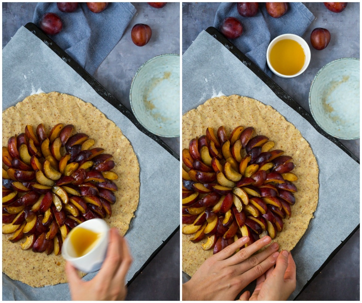 Blomme galette