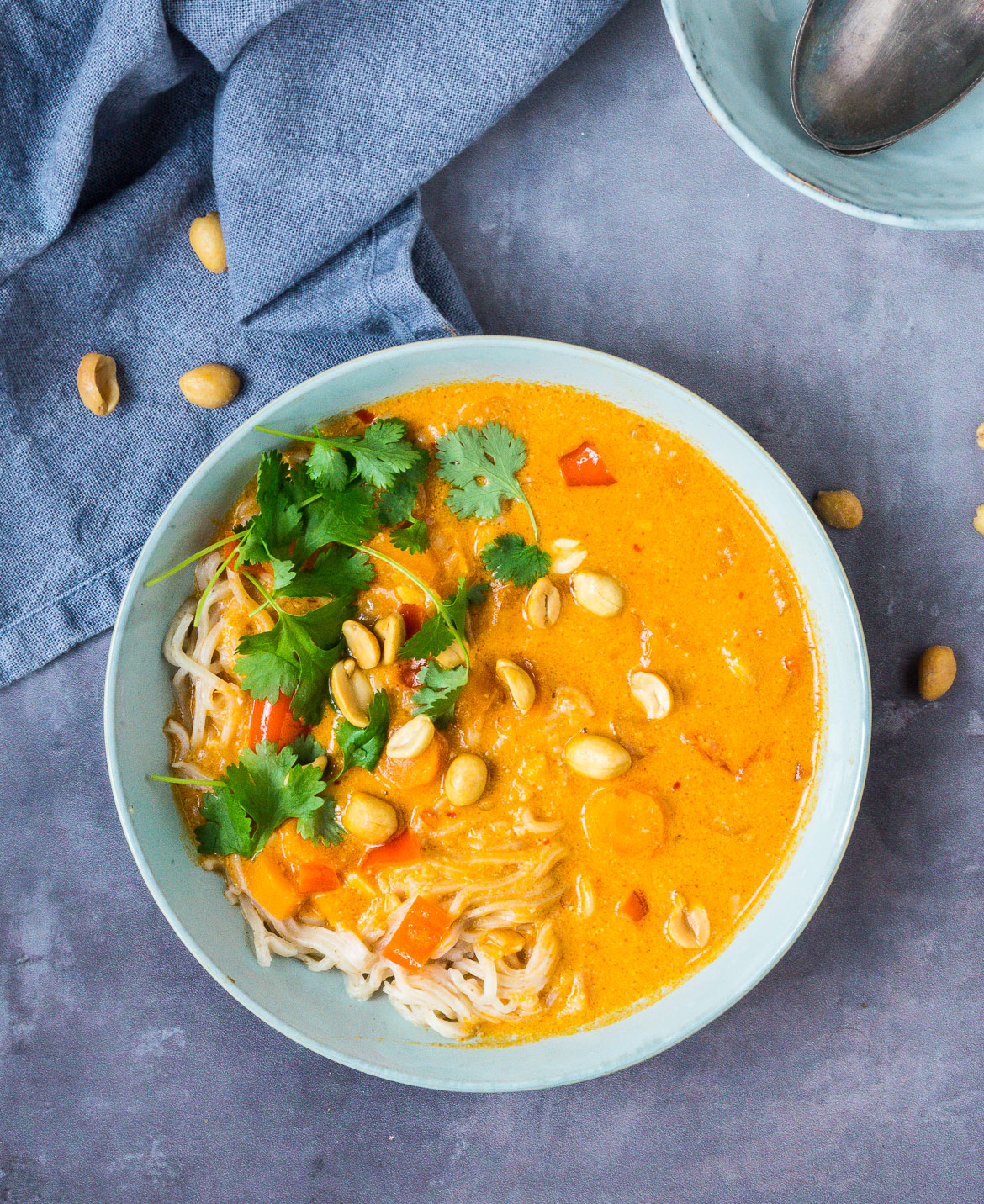 Spicy peanutbuttersuppe