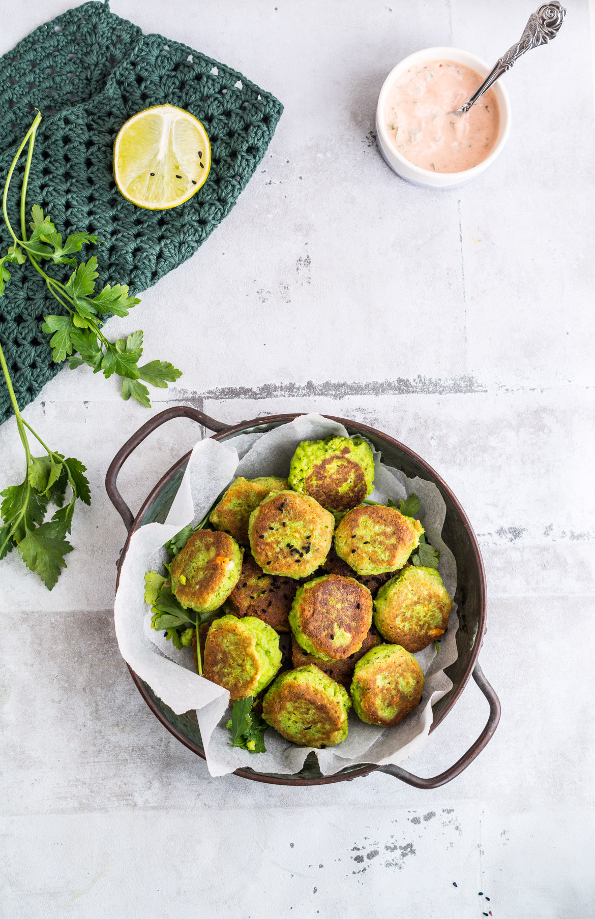 Vegetarfrikadeller med edamamebønner