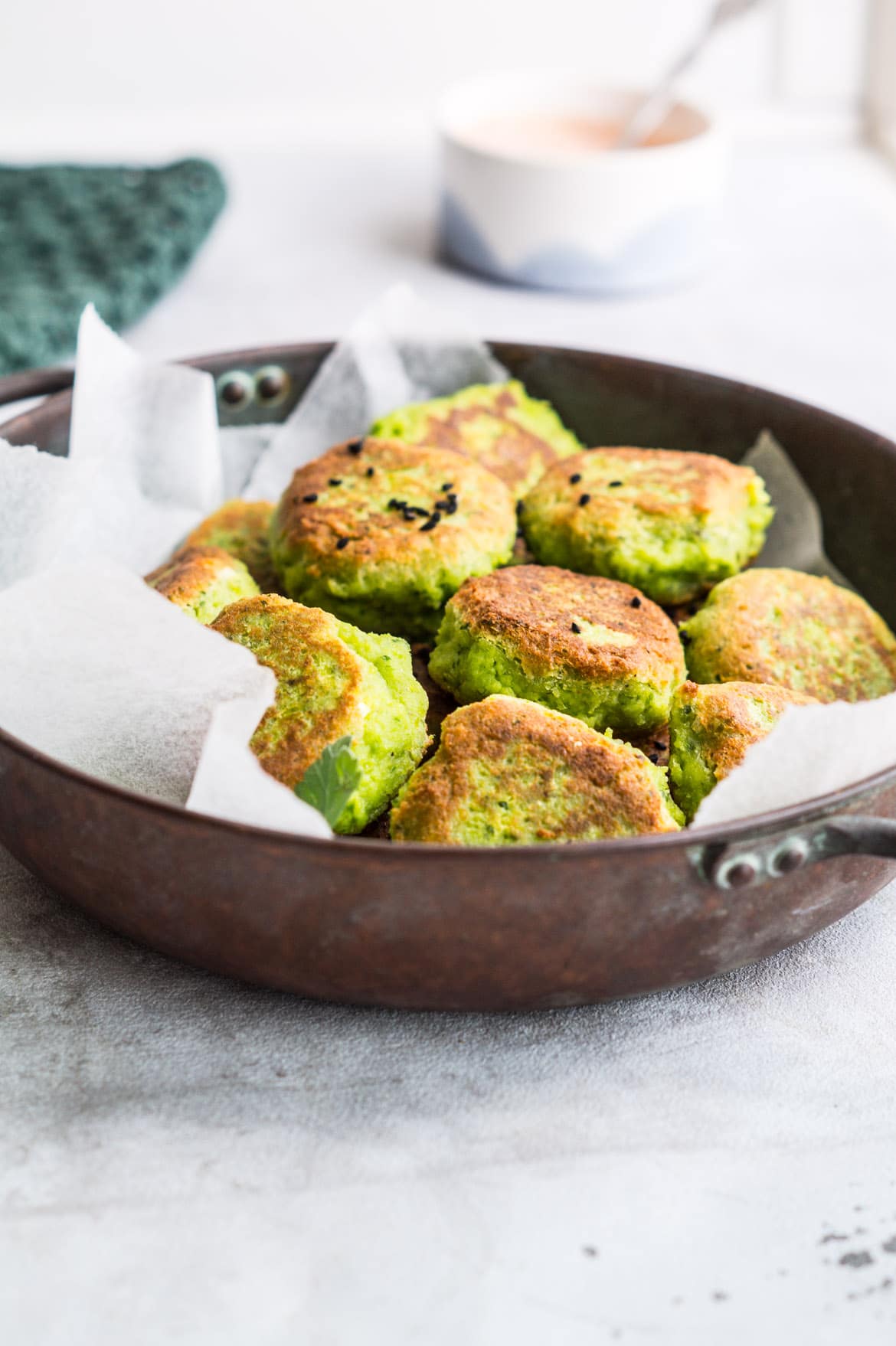Vegetarfrikadeller med edamamebønner