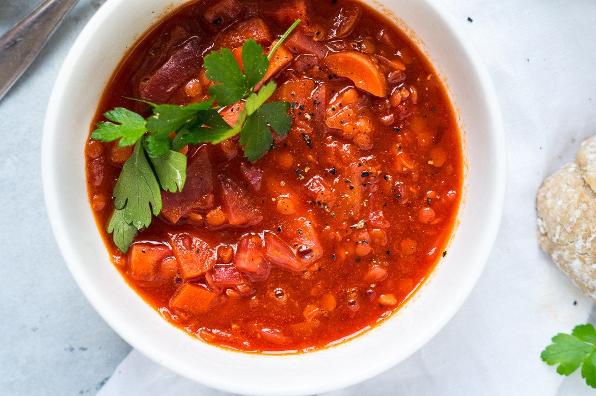 Vegetarisk borscht
