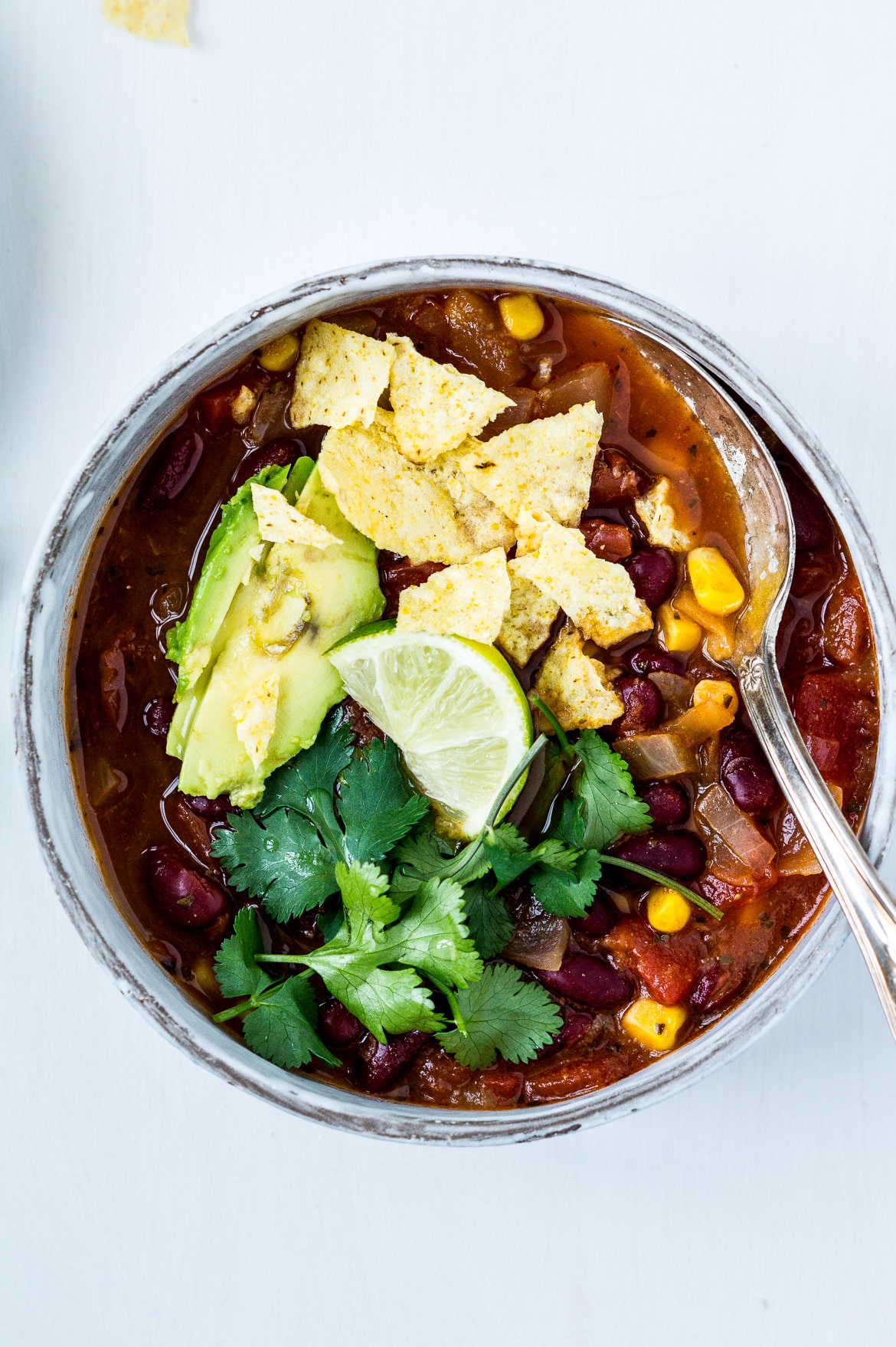 Vegetarisk tacosuppe