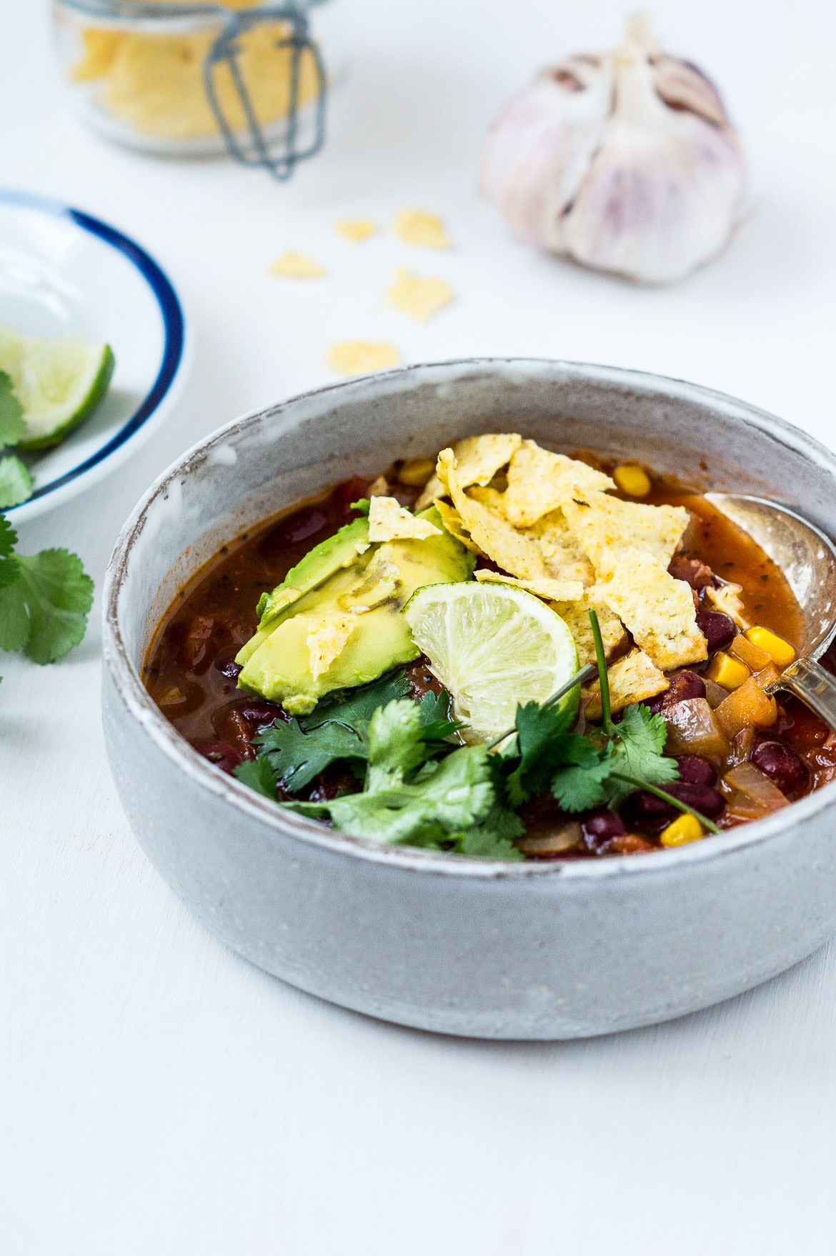 Vegetarisk tacosuppe