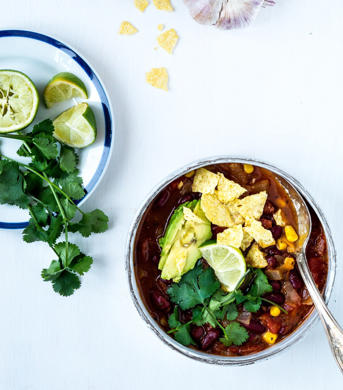 Vegetarisk tacosuppe