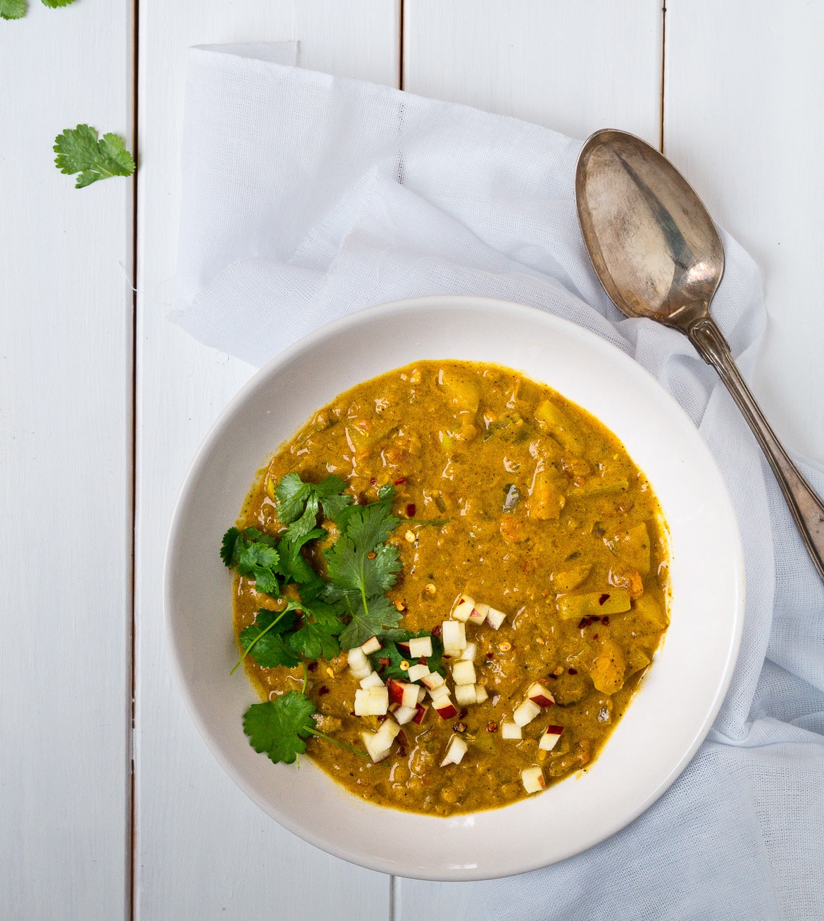 Mulligatawny - vegetarisk indisk suppe
