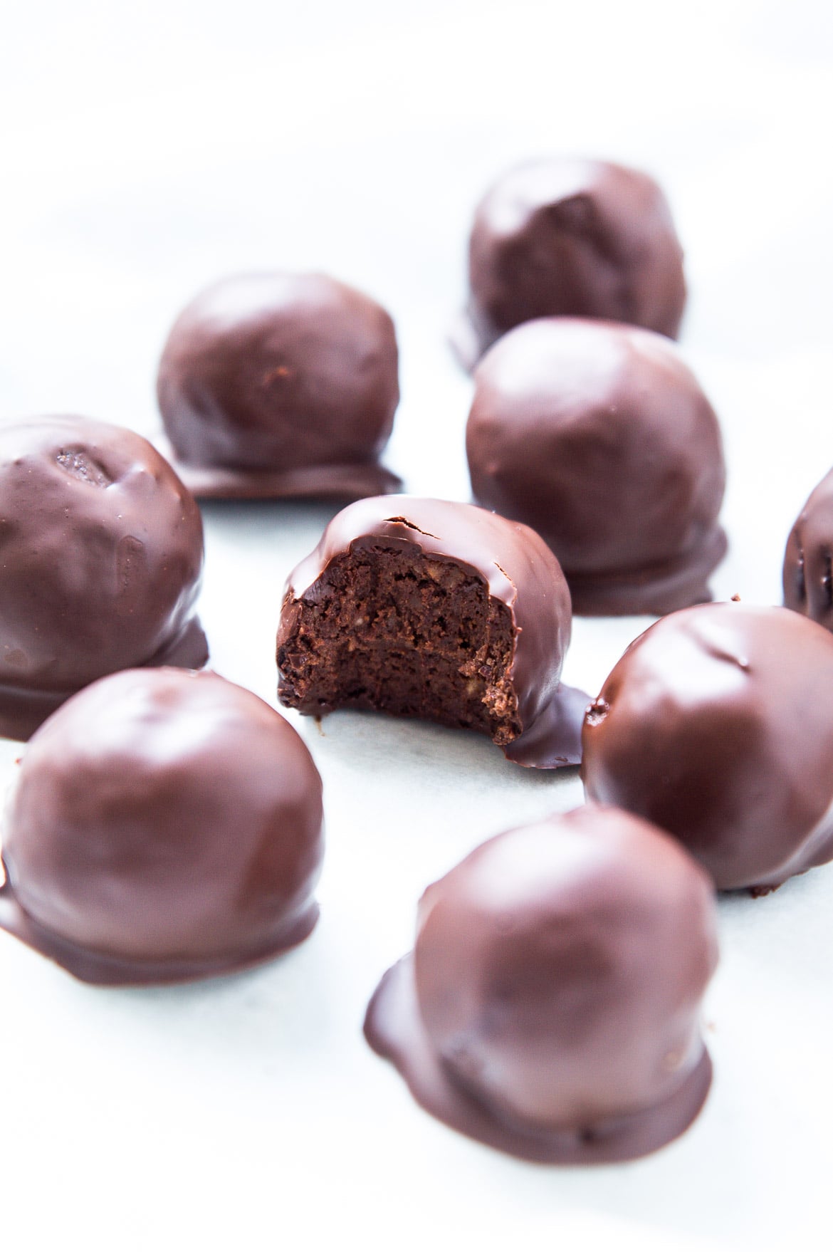 Chokoladetrøfler med bønner