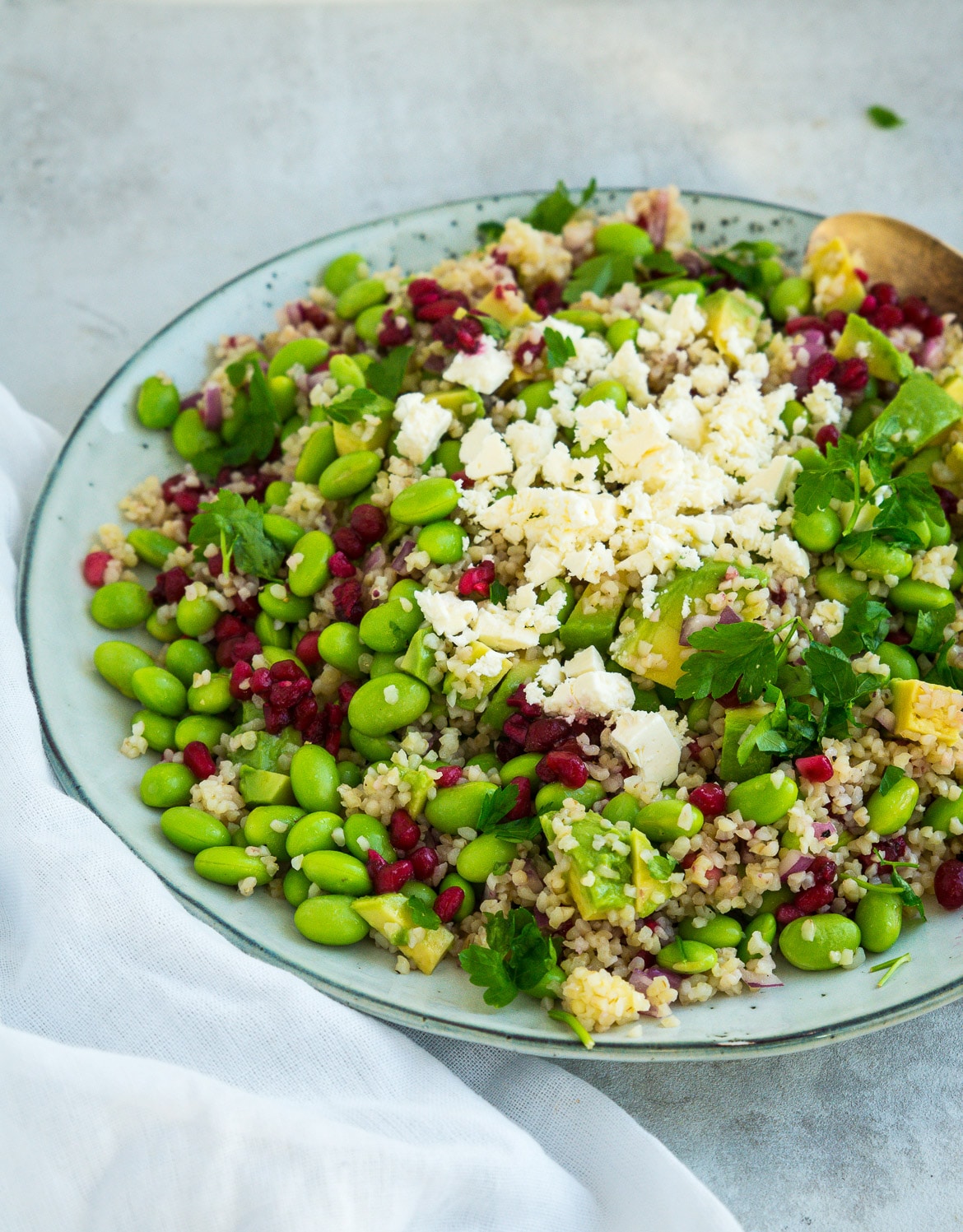 Sommersalat med bulgur
