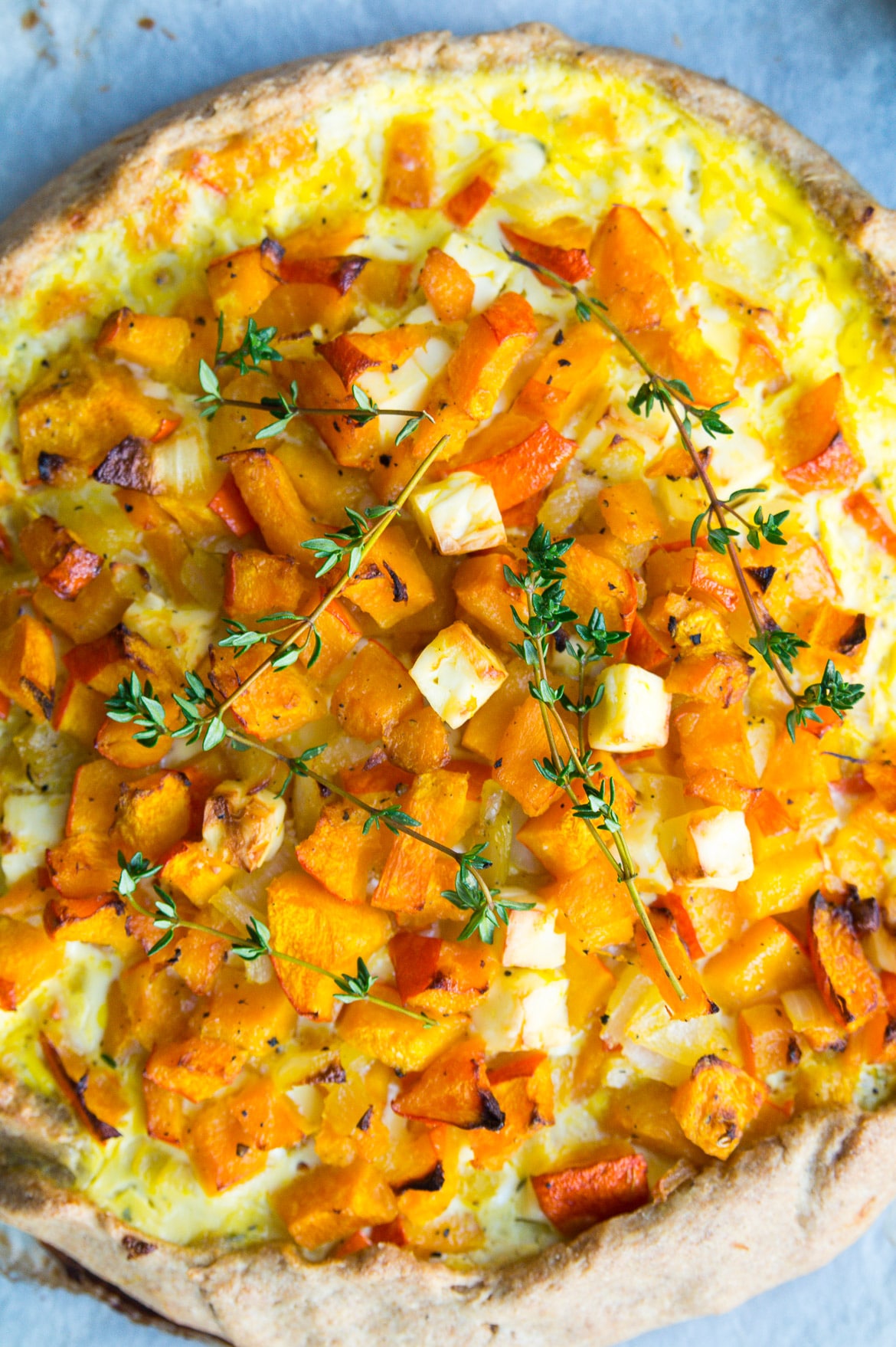 Galette med græskar og feta