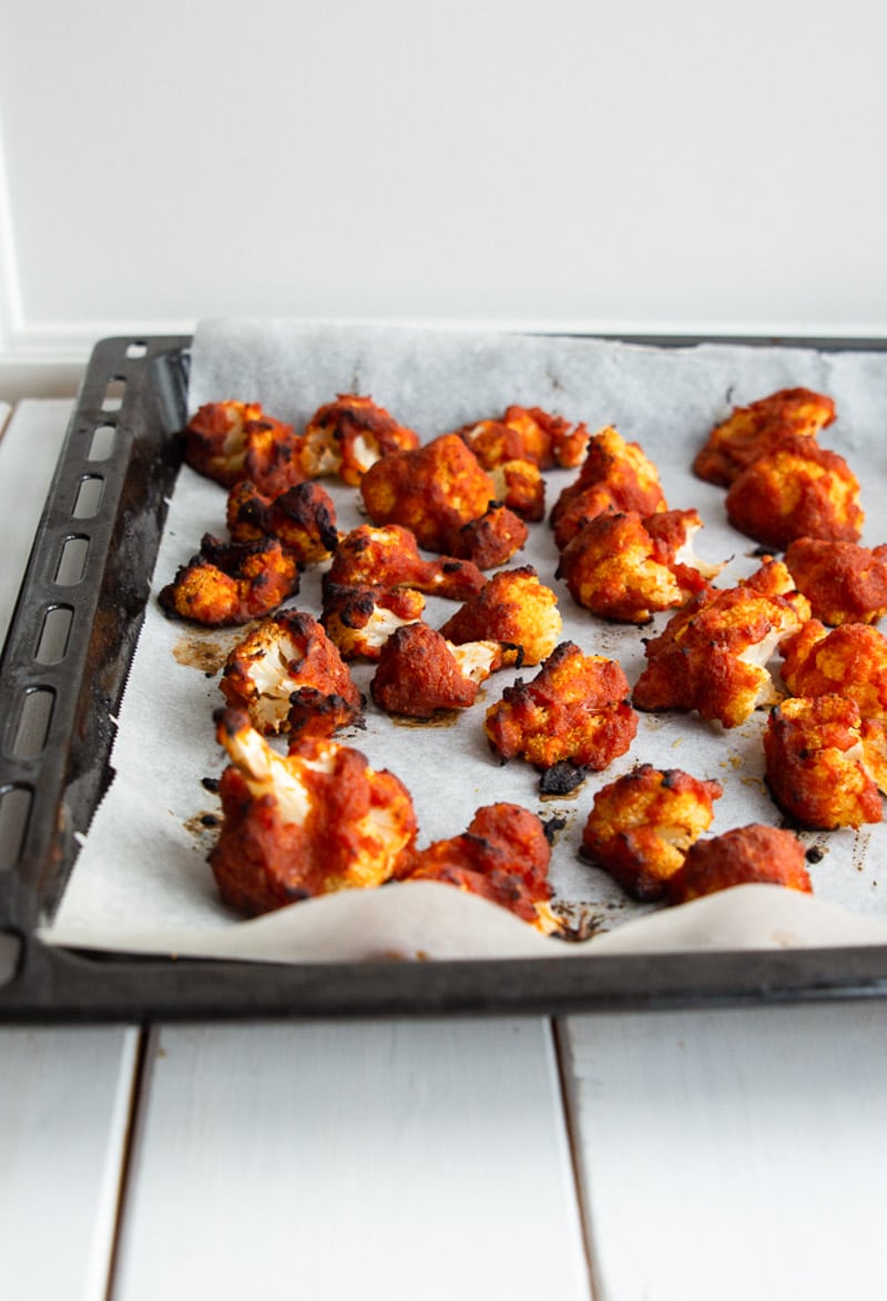 Bagt blomkål med BBQ marinade