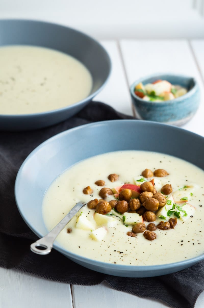 Jordskokkesuppe med ristede kikærter-6
