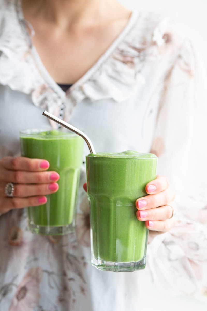 Greenie med kiwi og grønkål