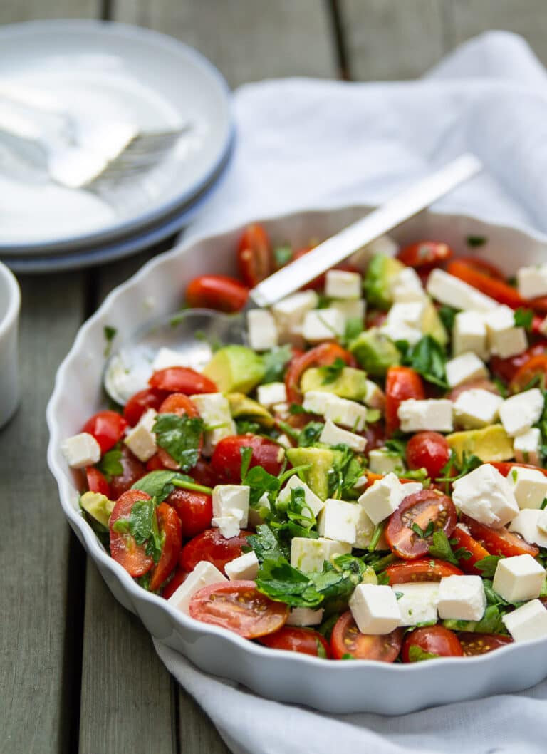 tomatsalat med avocado