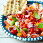 Salat med vandmelon