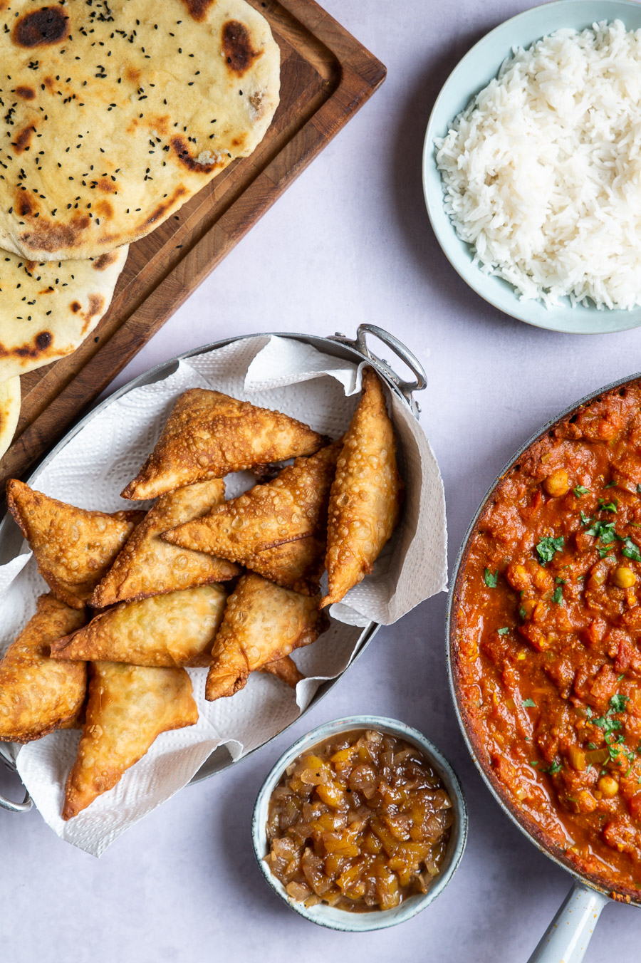 Vegetarisk samosa