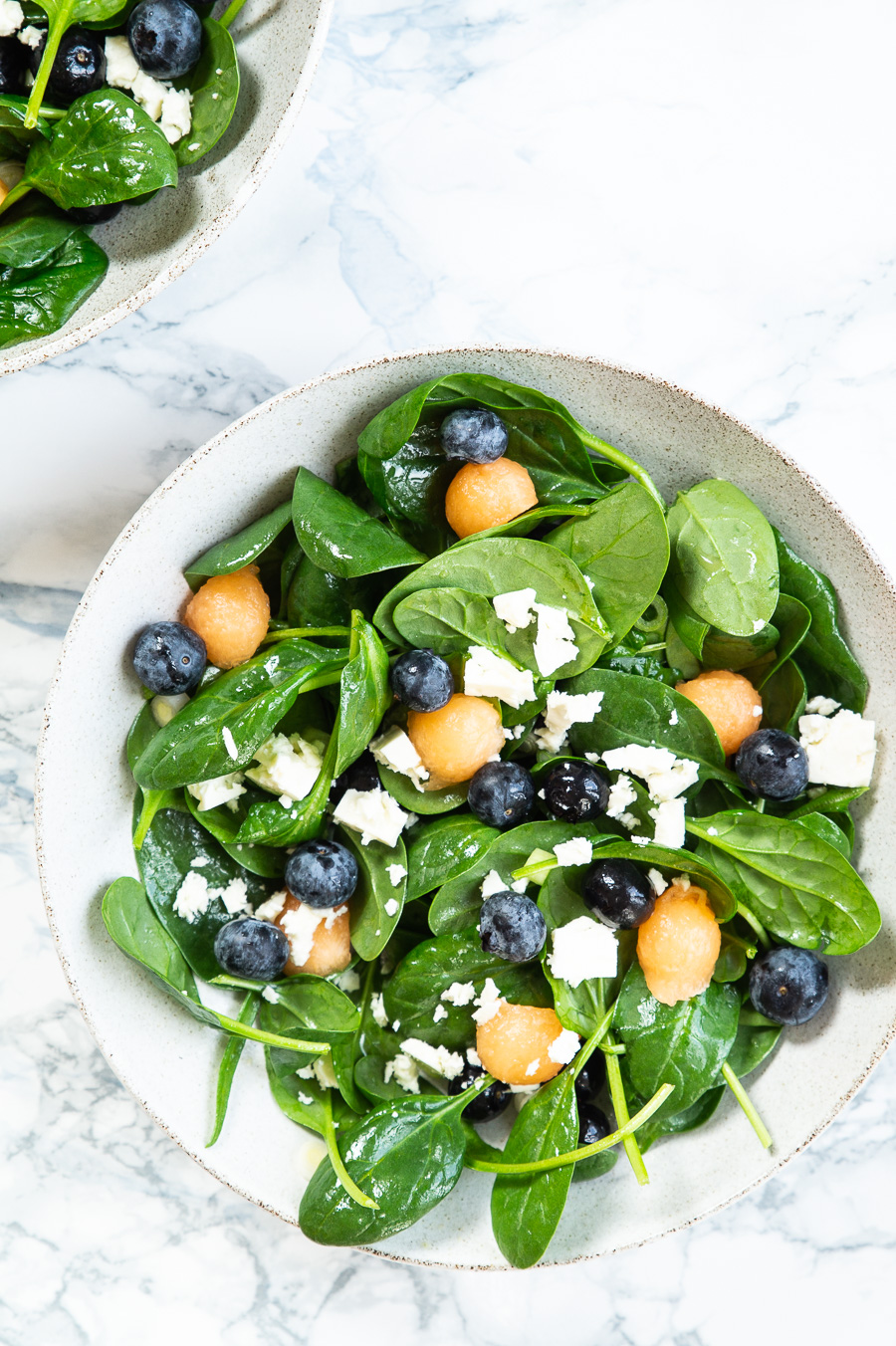 Melonsalat med fetaost