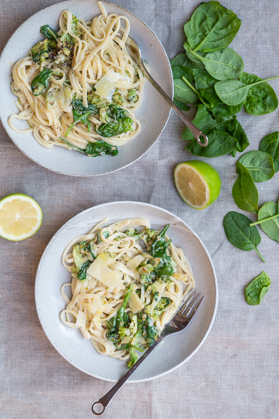 Citronpasta med flødesauce