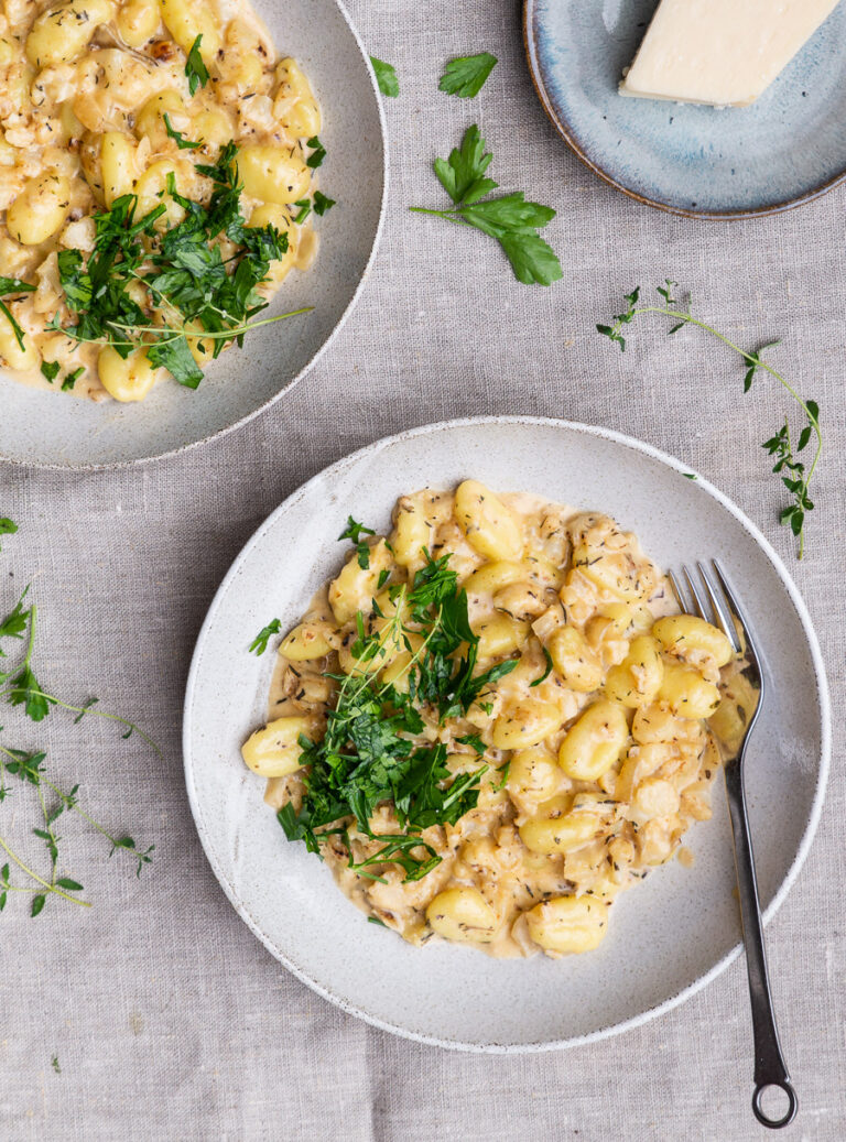 gnocchi med blomkålssauce