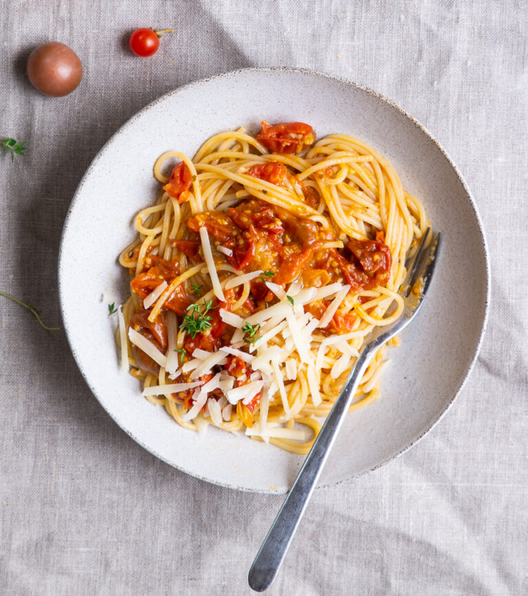 tomatsauce af friske tomater