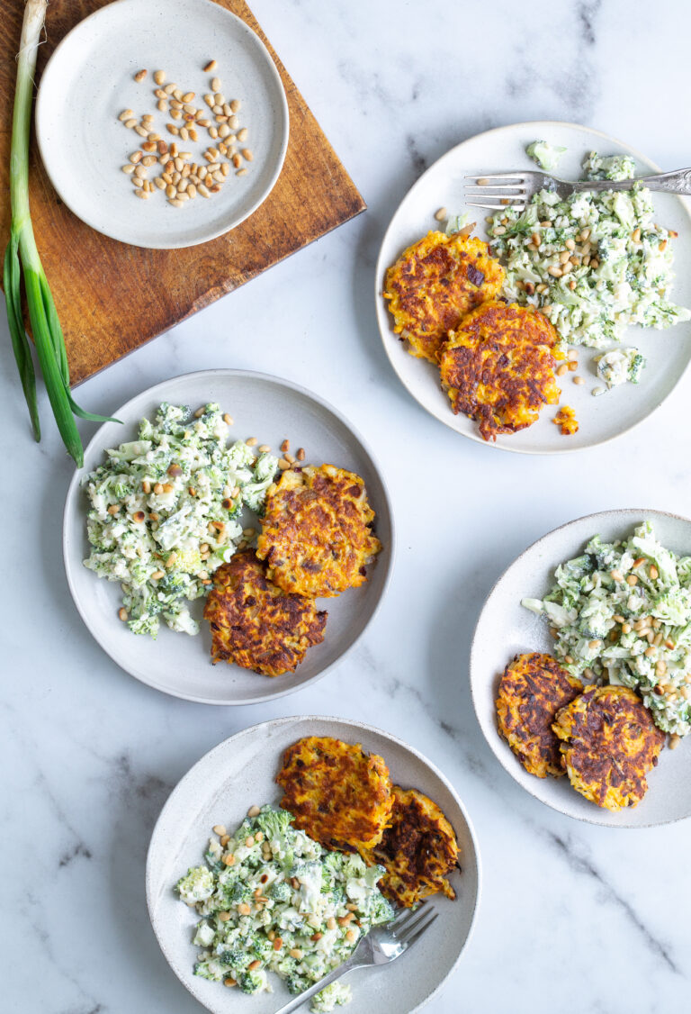 Halloumifritter med salat