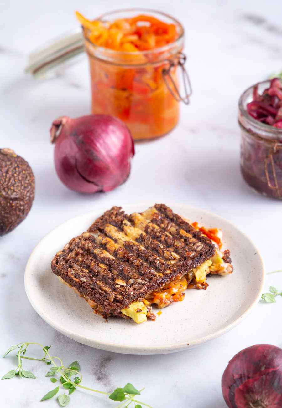 Rugbrødspanini