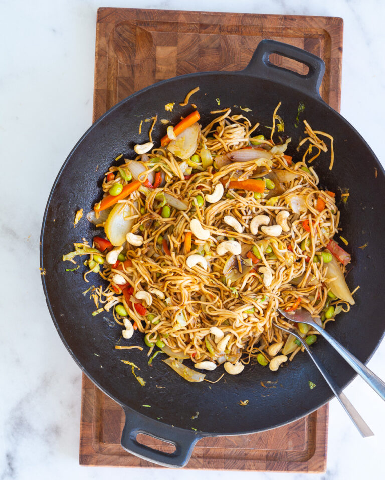 Vegetarisk chow mein