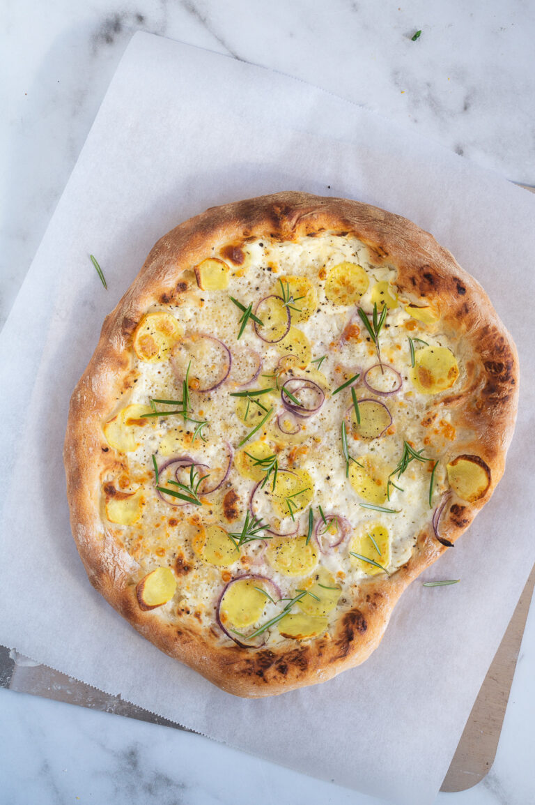 Hvid pizza