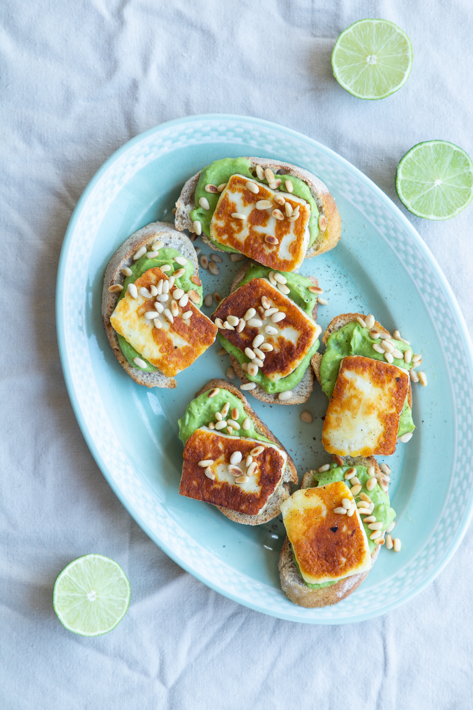 Toast med halloumi