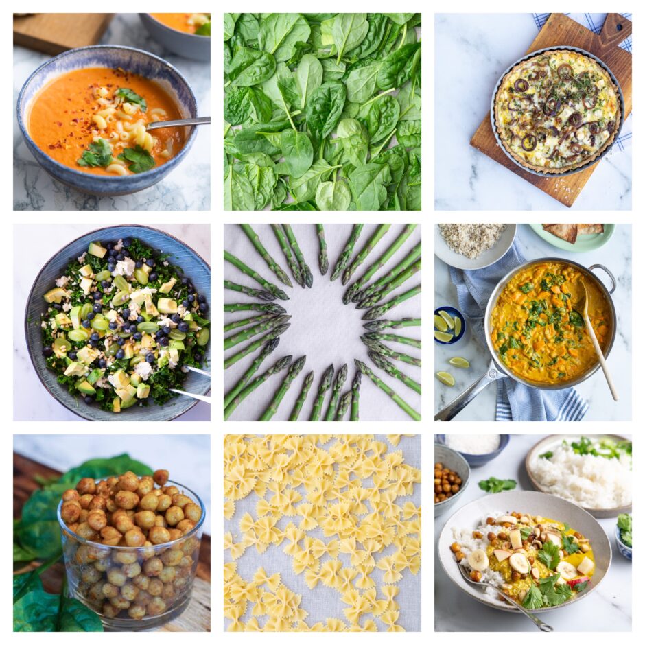 Vegetarisk madplan uge 15