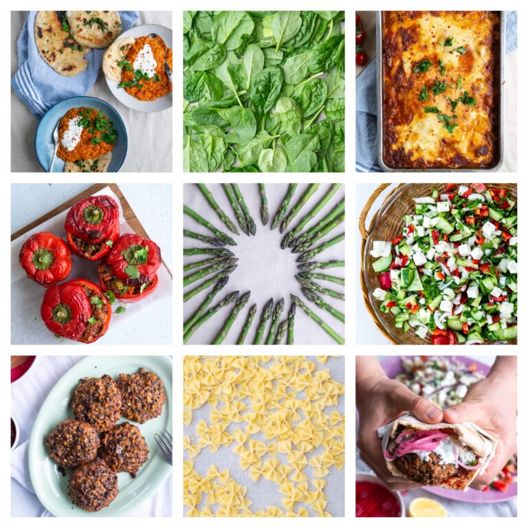 Vegetarisk madplan uge 17