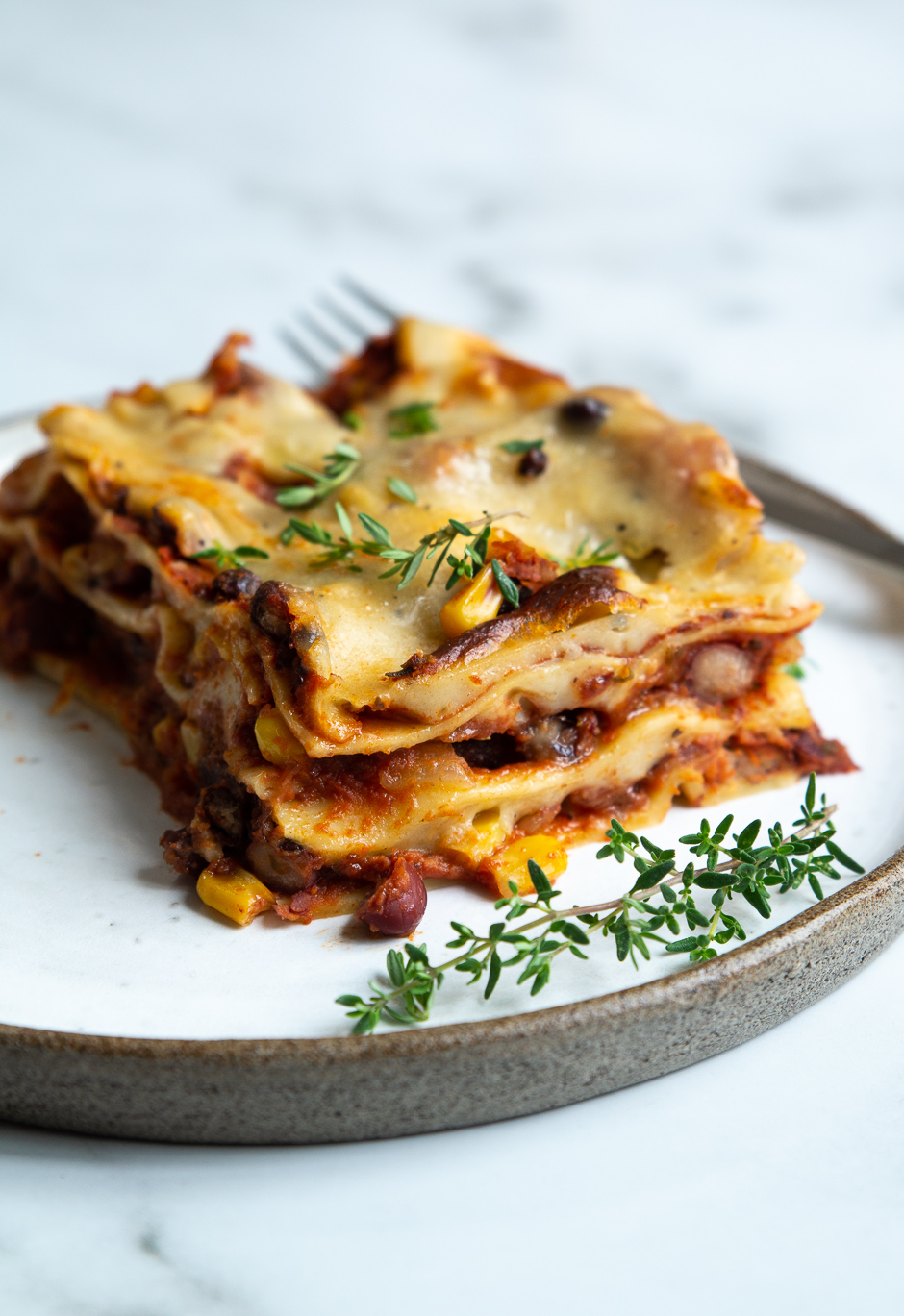 Bønnelasagne