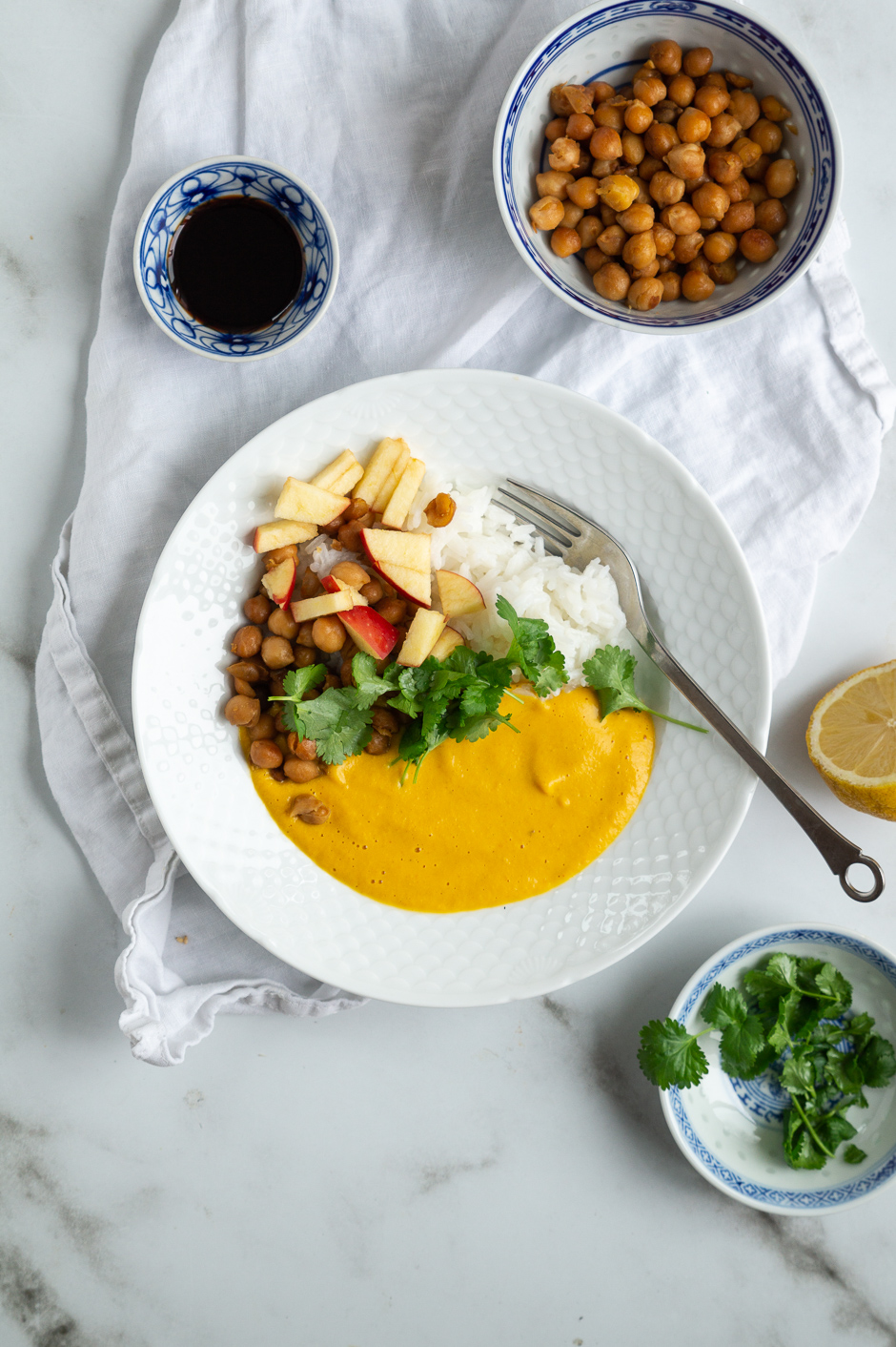 Karrysauce med grøntsager