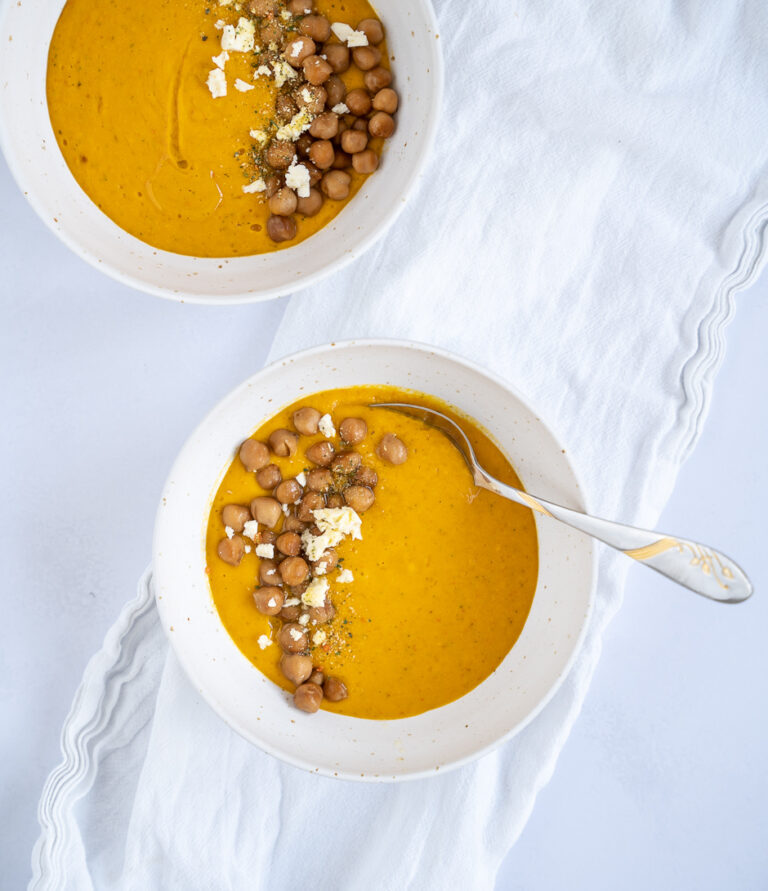 Bagt græskarsuppe