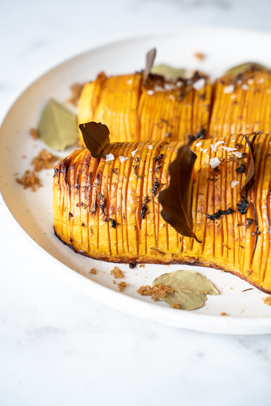Hasselback butternut squash