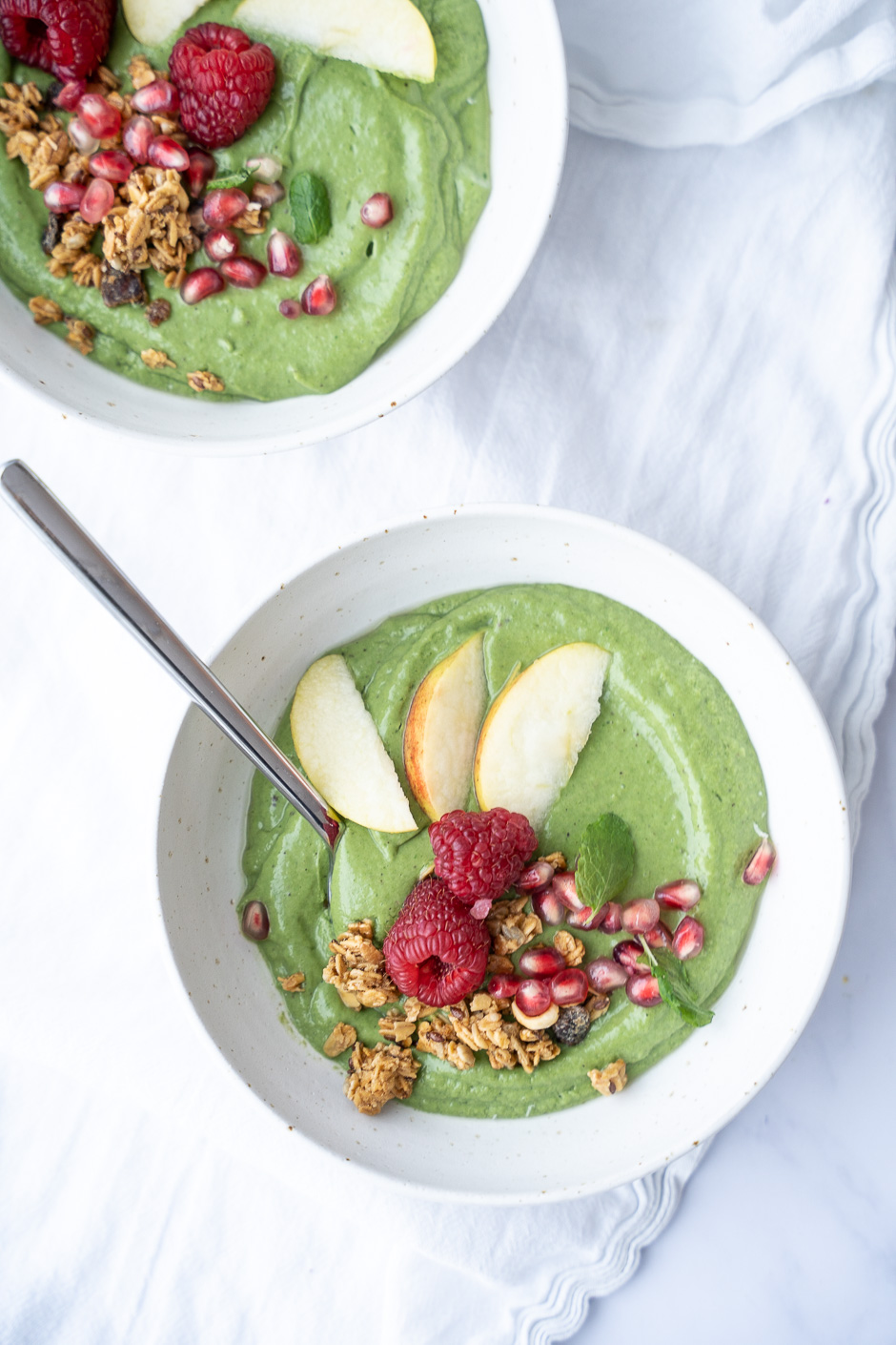 Grøn smoothie bowl